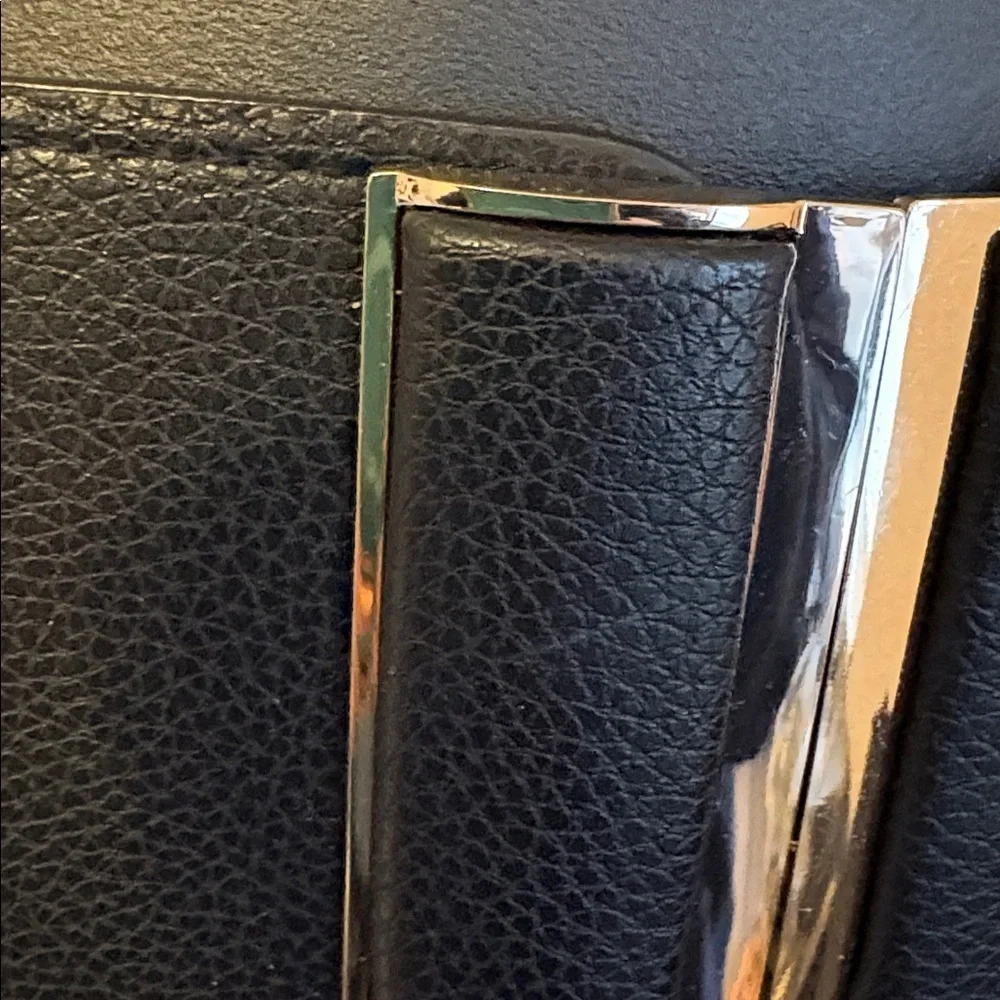 Mijiu Black Wide Hook Closure Faux Leather Elastic Belt